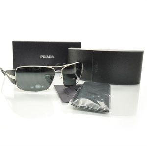 PRADA Saffiano Black Sunglasses SPR 55H
